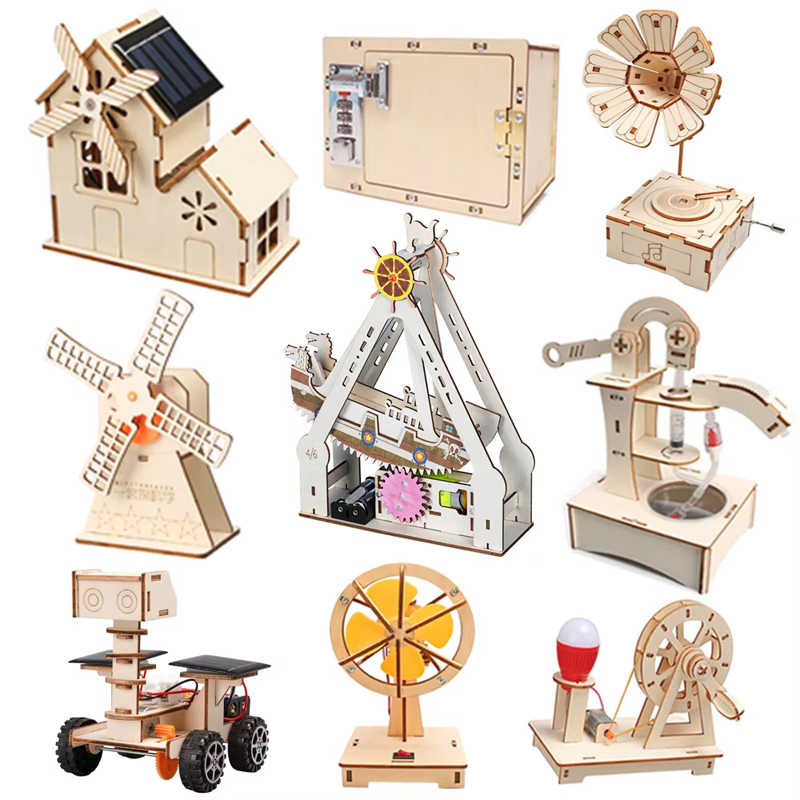 Science Max - STEAM Deney Seti Ahşap DIY Oyuncak
