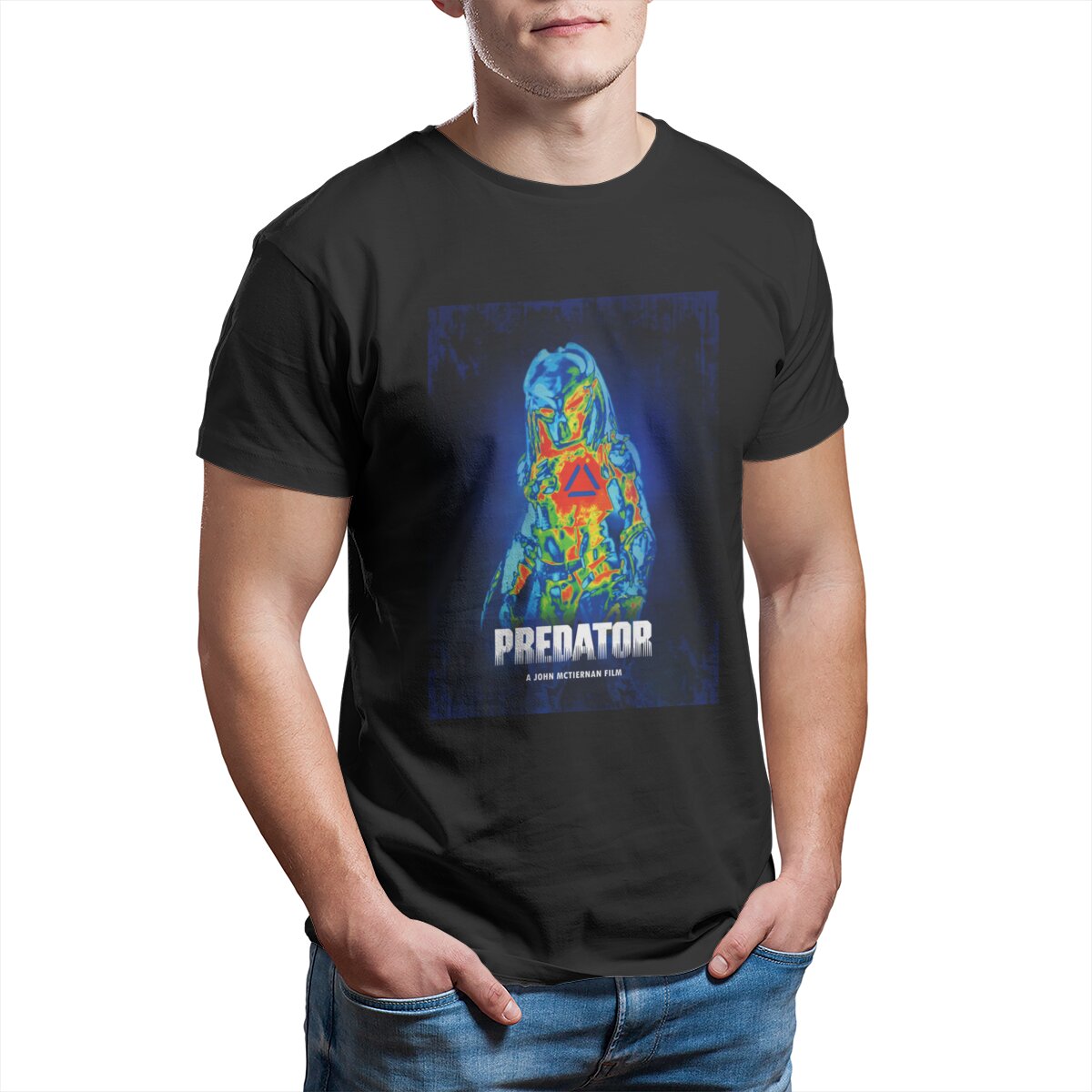 Science Hunter - Predator mücadele sahne bilim kurgu Unisex