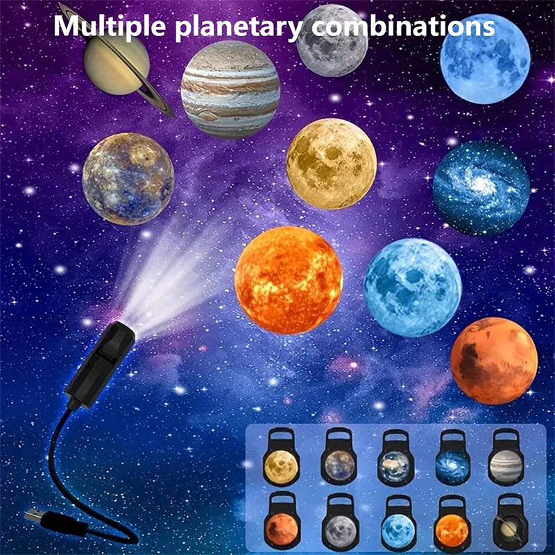 Planetarium Projector Home - LED Yıldız Galaksi Projektör Lambası Ay