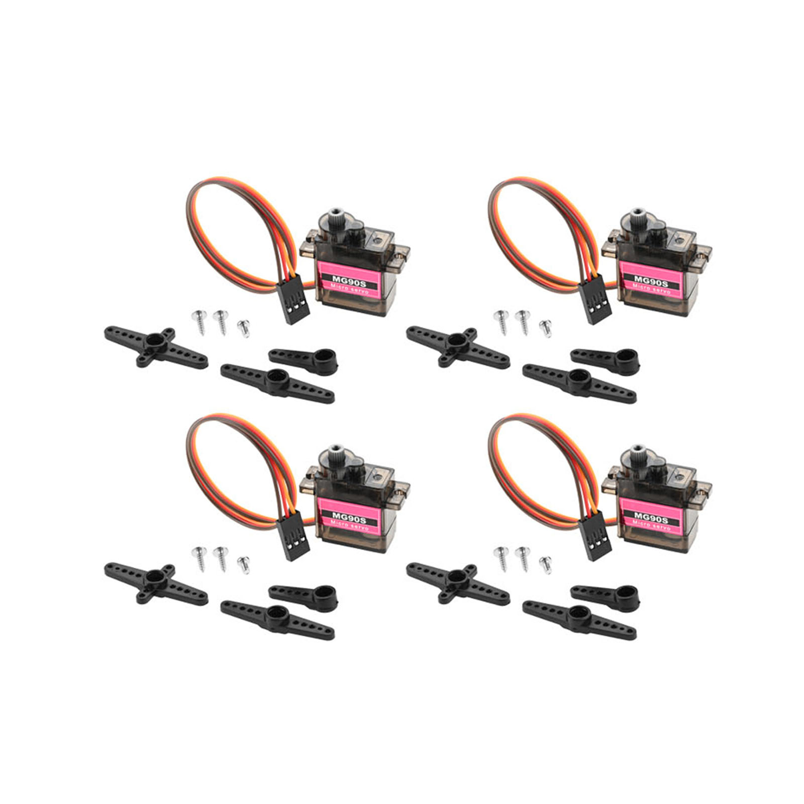 Robot Arm Motor - 4 adet Mikro Servo Metal Dişli