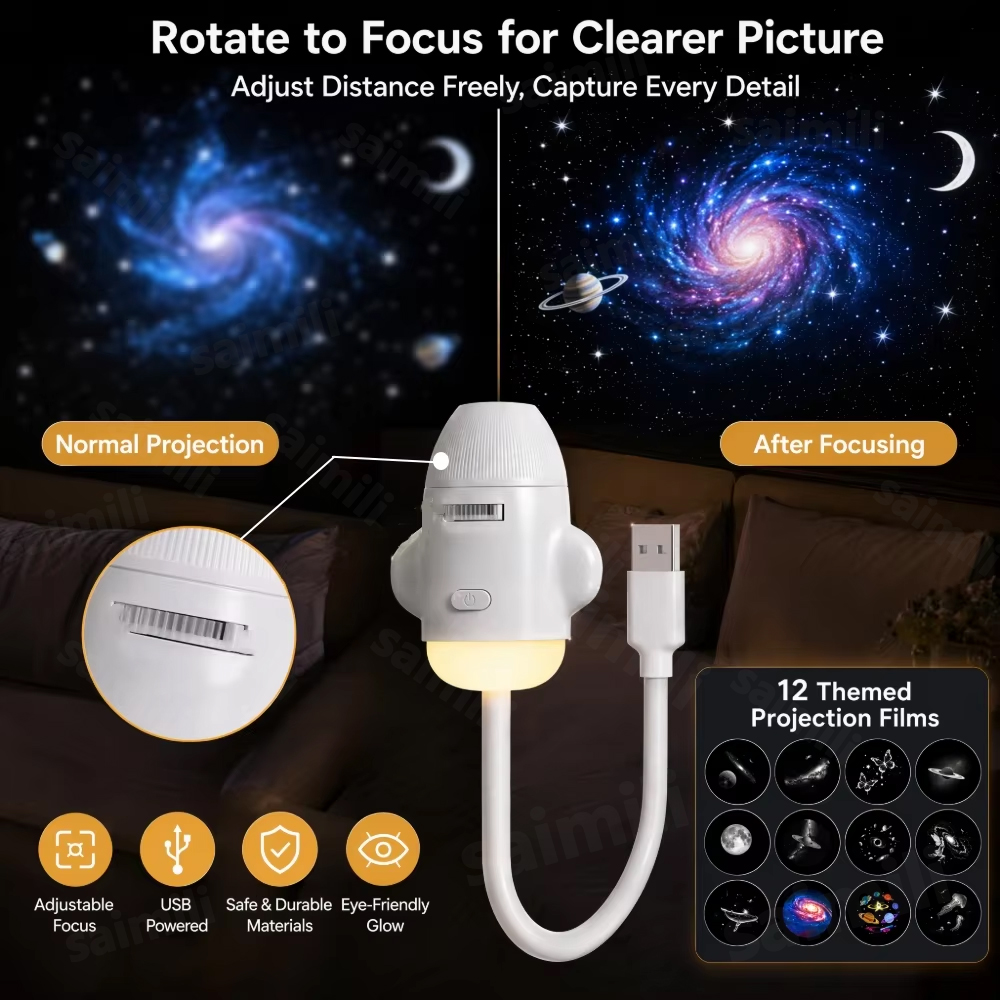 Taşınabilir USB Galaxy Aurora  - Planetarium Projector Home incelemesi ve fiyatı