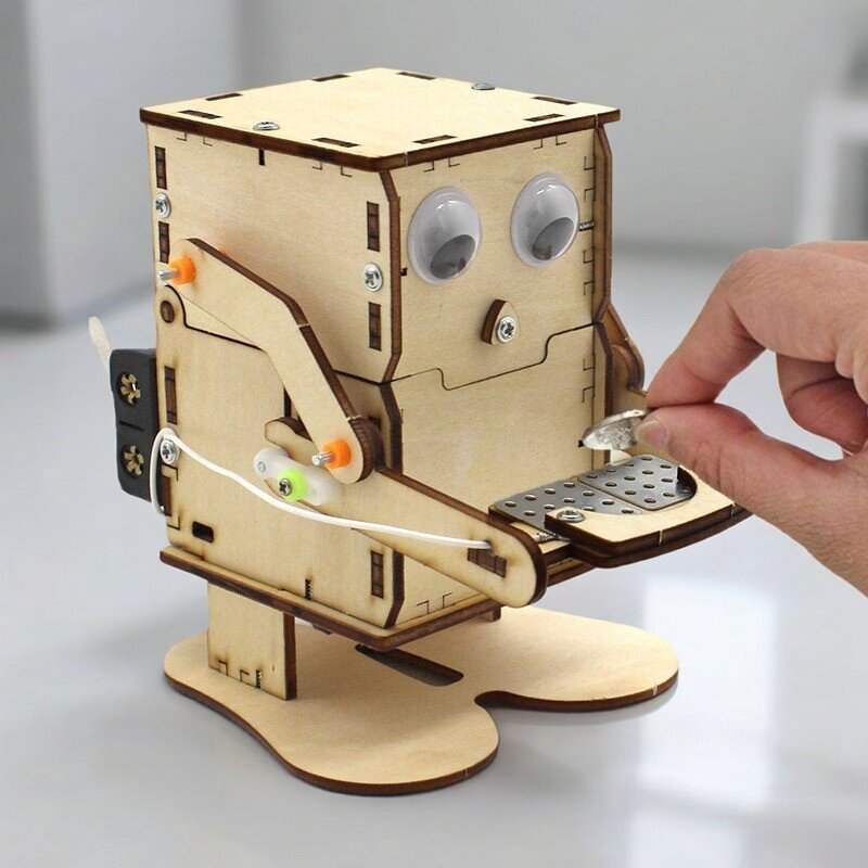 Ahşap Monte Edilebilir DIY Rob - Science Project Robot incelemesi ve fiyatı
