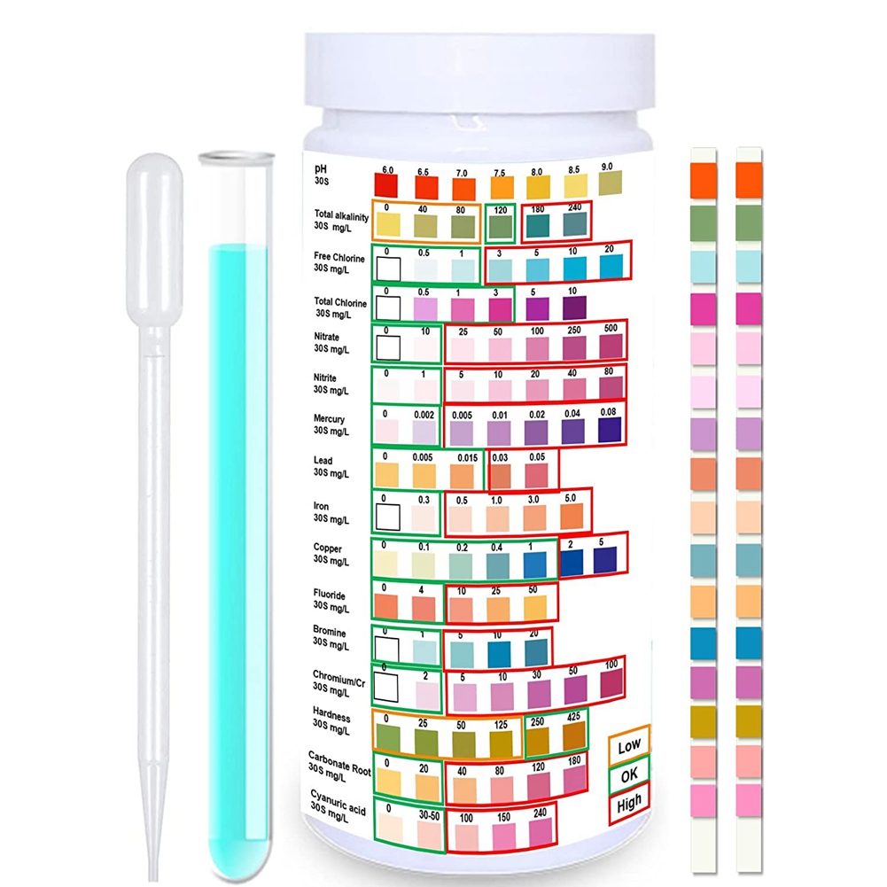 Içme suyu için su Test şeritle - Ph Strip Test incelemesi ve fiyatı