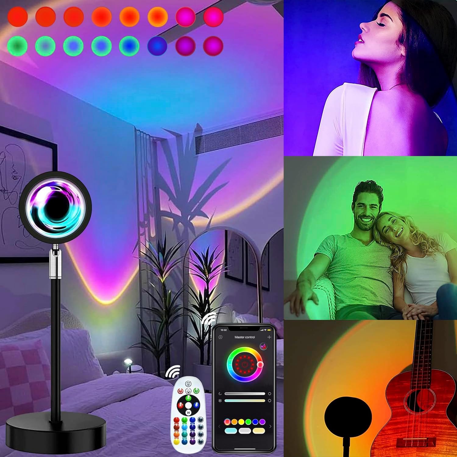 Akıllı Bluetooth USB Gün Batım - Planetarium Projector Home incelemesi ve fiyatı