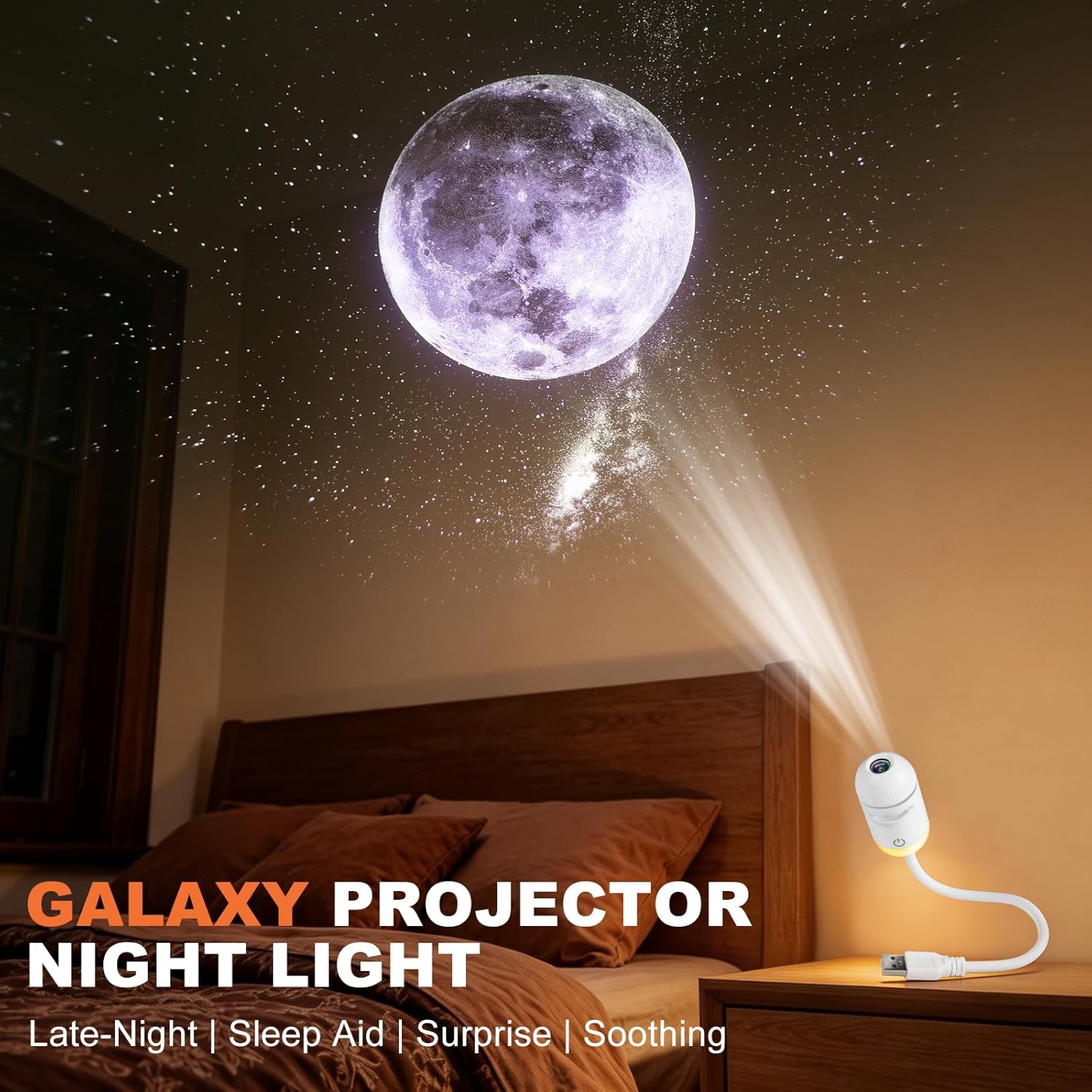 Galaxy Projektör Gece Lambası, - Planetarium Projector Home incelemesi ve fiyatı