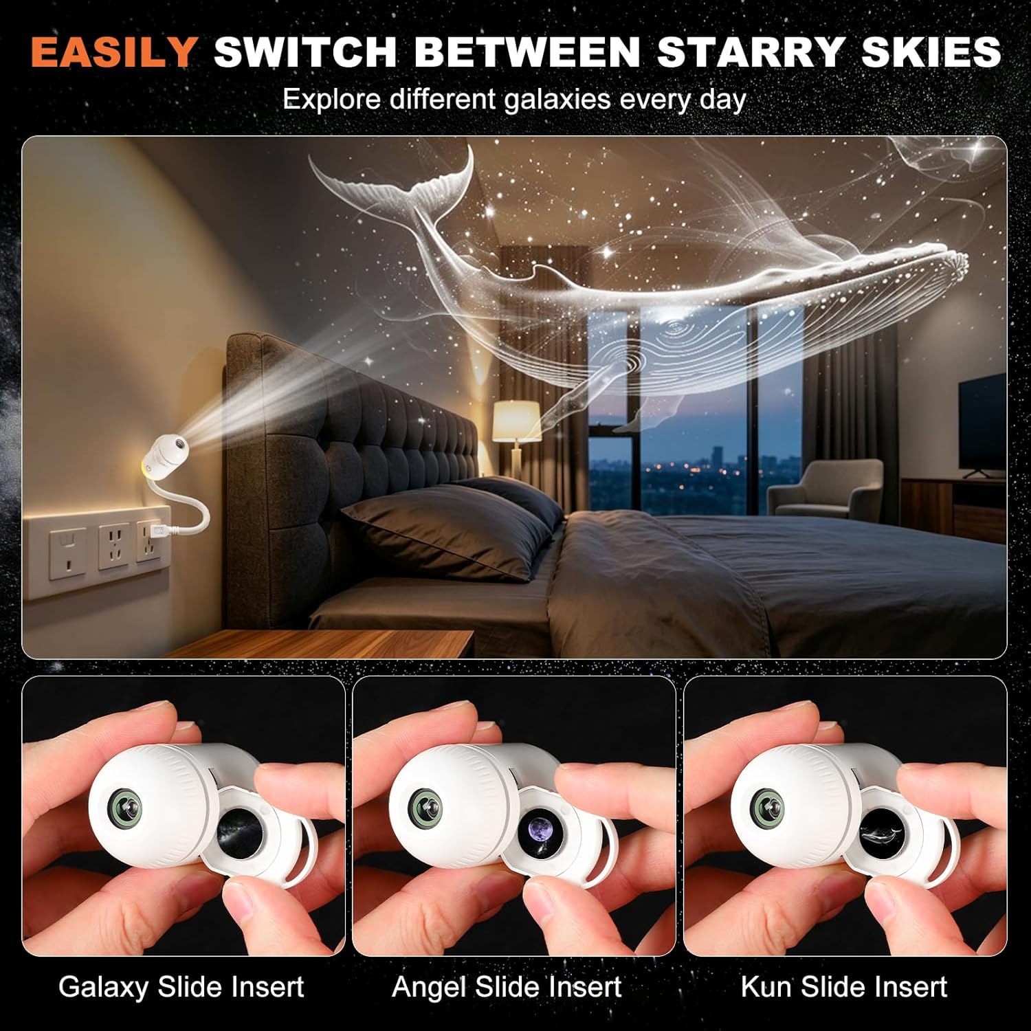 Galaxy Projektör Gece Lambası, - Planetarium Projector Home incelemesi ve fiyatı