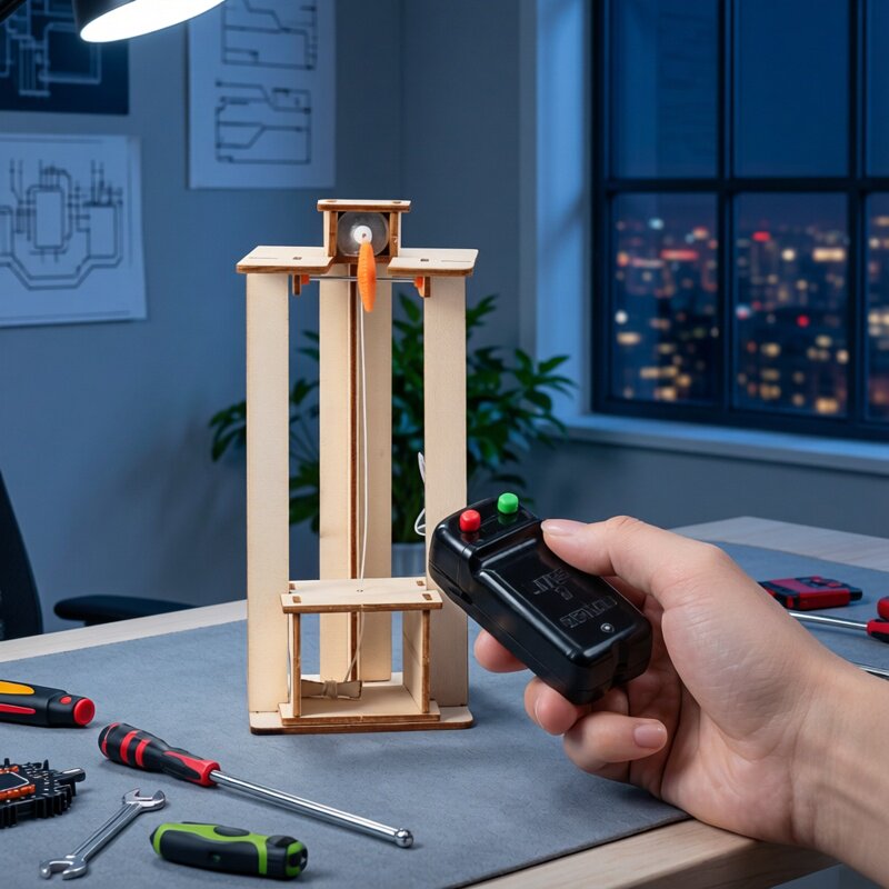 DIY Elektrikli Asansör Asansör - Science Max incelemesi ve fiyatı