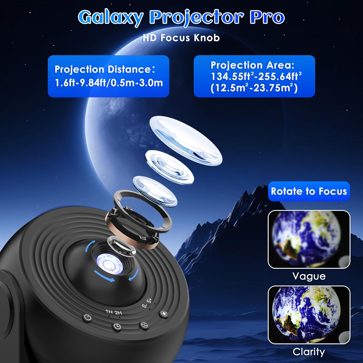 Yıldız Projektörü Galaxy Pro G - Planetarium Projector Home incelemesi ve fiyatı