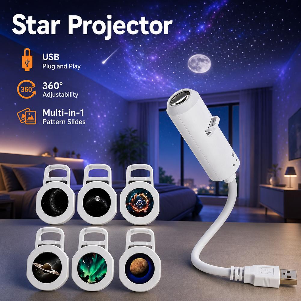 Çok Amaçlı Yeni USB Galaksi Yı - Planetarium Projector Home incelemesi ve fiyatı